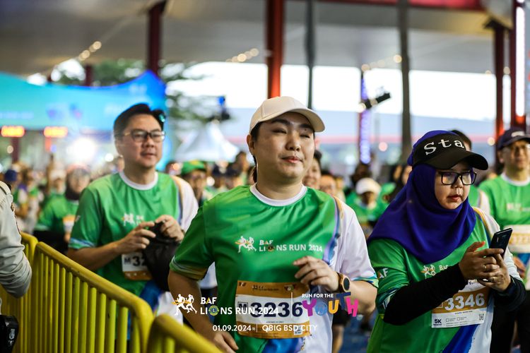 Race photo from BAF LIONS RUN 2024
