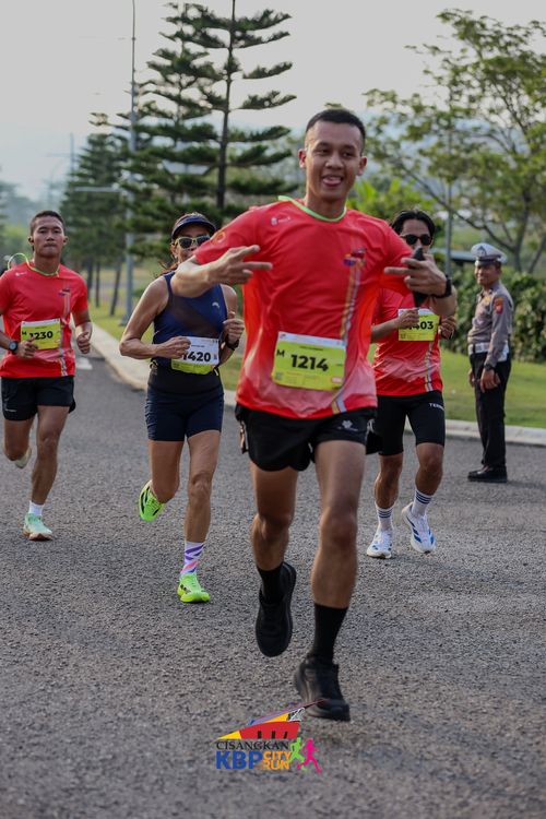 Race photo from CISANGKAN KBP CITY RUN 2025