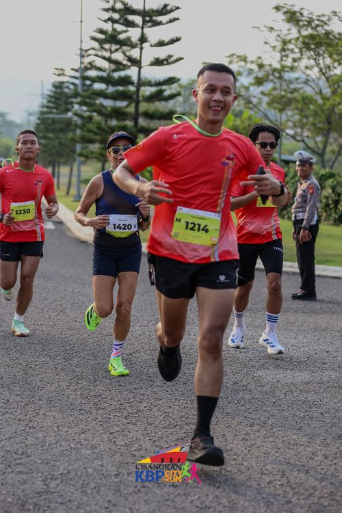 Race photo from CISANGKAN KBP CITY RUN 2025