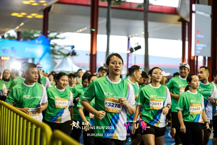 Race photo from BAF LIONS RUN 2024
