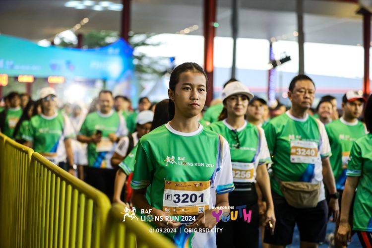 Race photo from BAF LIONS RUN 2024
