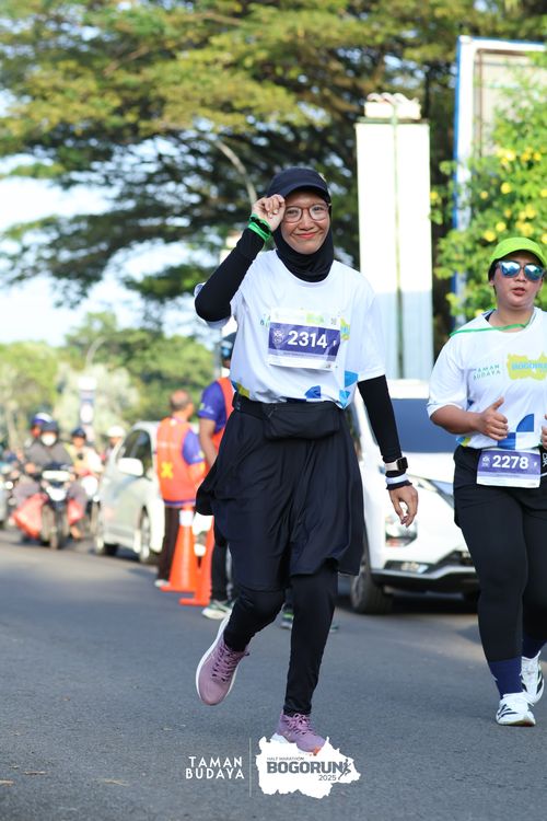 Race photo from Taman Budaya x BOGORUN 2025