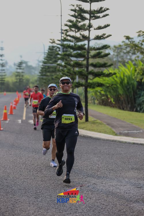 Race photo from CISANGKAN KBP CITY RUN 2025