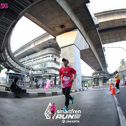 Race photo from SMARTFREN RUN 2026