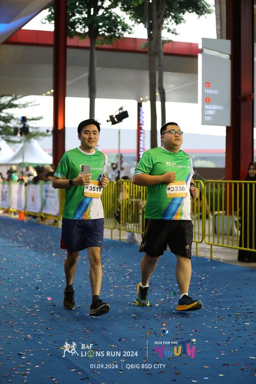 Race photo from BAF LIONS RUN 2024