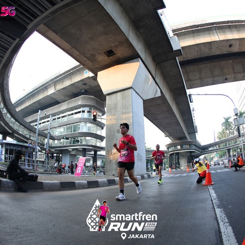 Race photo from SMARTFREN RUN 2026