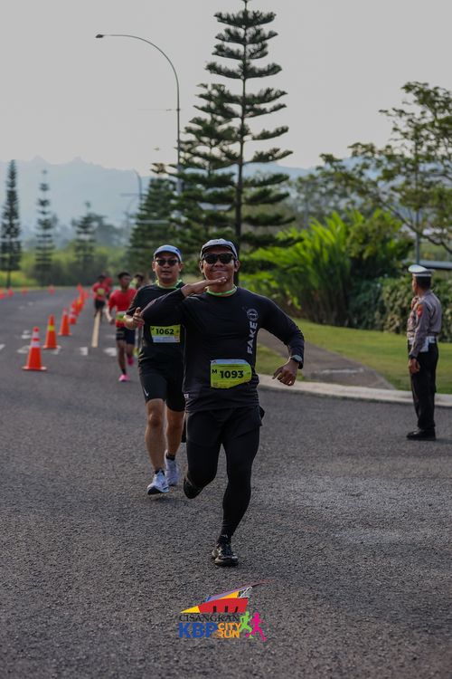 Race photo from CISANGKAN KBP CITY RUN 2025