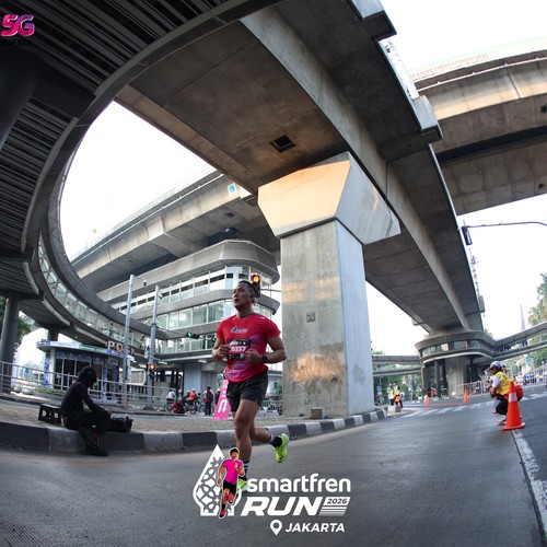 Race photo from SMARTFREN RUN 2026