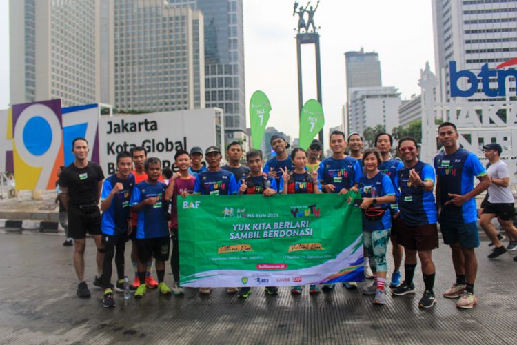 Race photo from Road to BAF Lions Run 2024