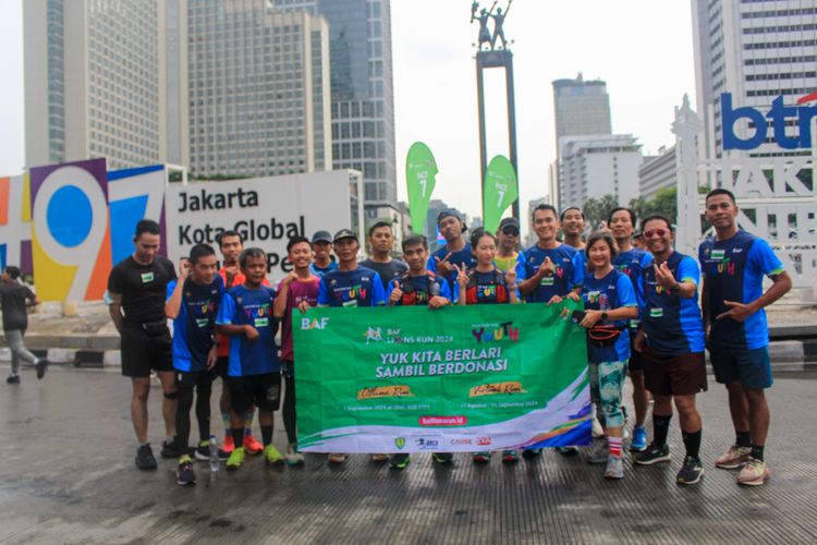 Race photo from Road to BAF Lions Run 2024