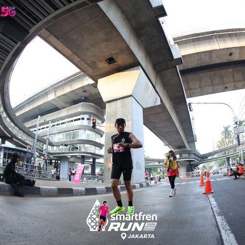 Race photo from SMARTFREN RUN 2026