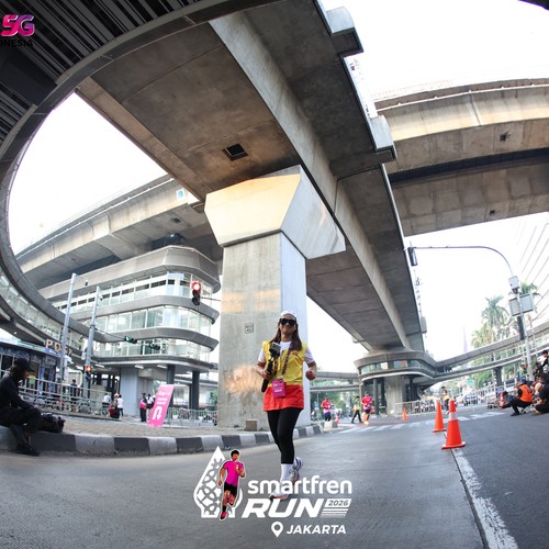 Race photo from SMARTFREN RUN 2026