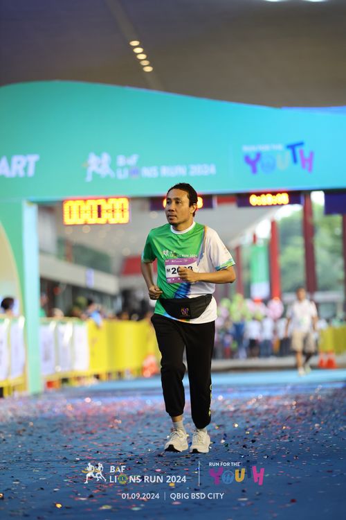 Race photo from BAF LIONS RUN 2024