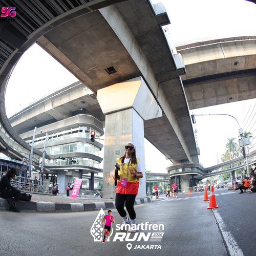 Race photo from SMARTFREN RUN 2026