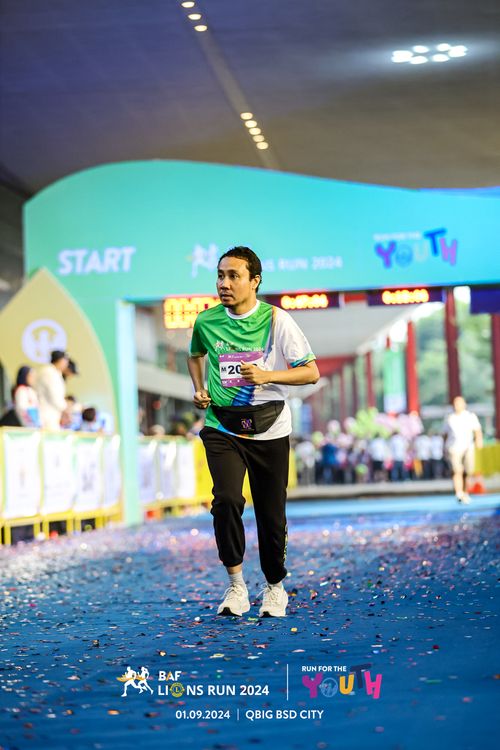 Race photo from BAF LIONS RUN 2024