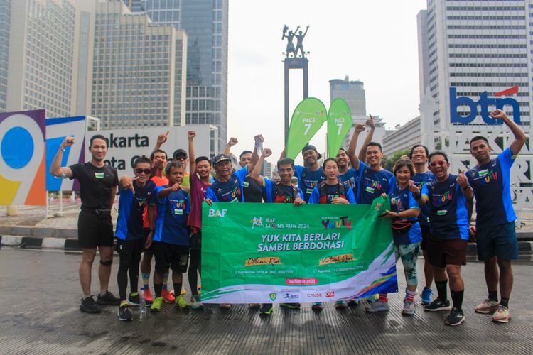 Race photo from Road to BAF Lions Run 2024