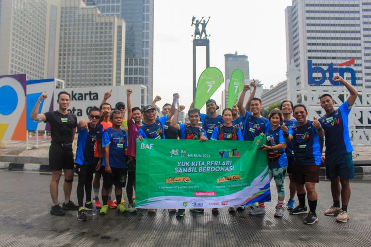 Race photo from Road to BAF Lions Run 2024