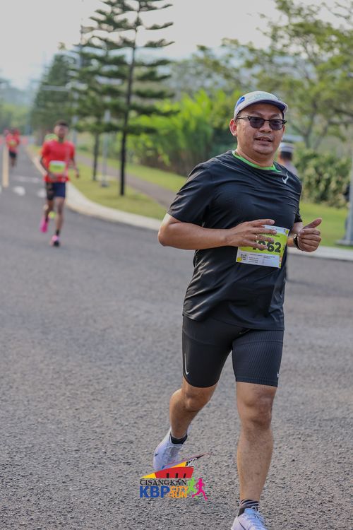 Race photo from CISANGKAN KBP CITY RUN 2025