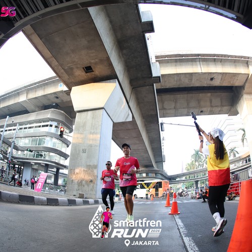Race photo from SMARTFREN RUN 2026