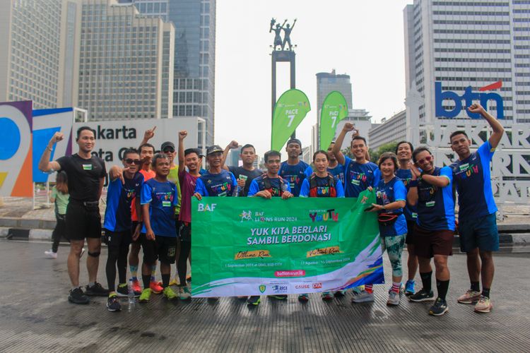 Race photo from Road to BAF Lions Run 2024