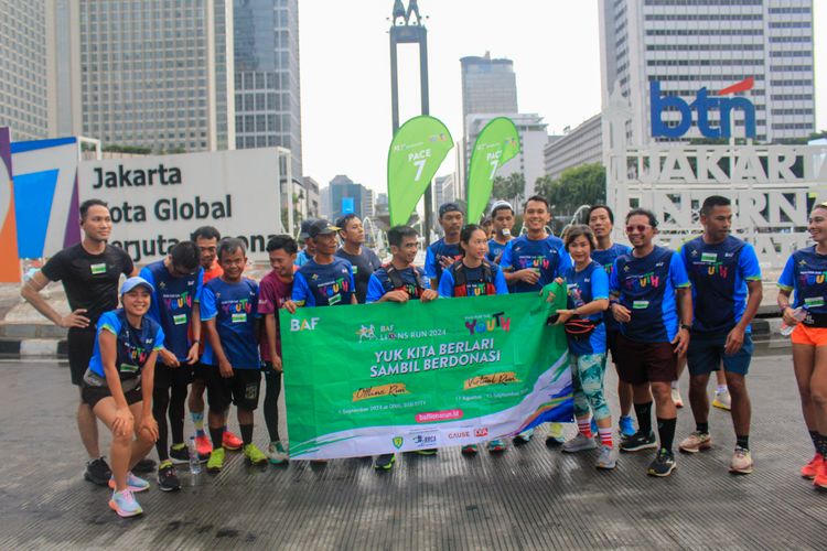 Race photo from Road to BAF Lions Run 2024
