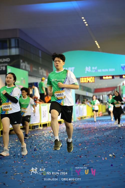 Race photo from BAF LIONS RUN 2024