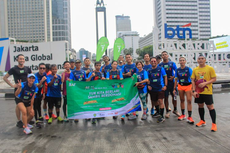 Race photo from Road to BAF Lions Run 2024