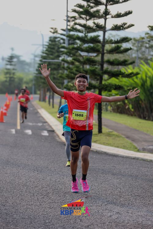 Race photo from CISANGKAN KBP CITY RUN 2025