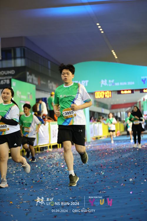 Race photo from BAF LIONS RUN 2024