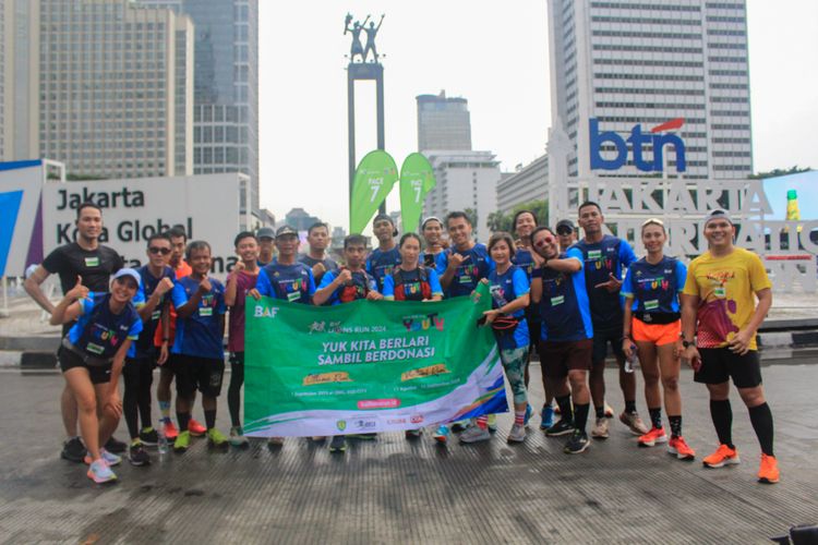 Race photo from Road to BAF Lions Run 2024