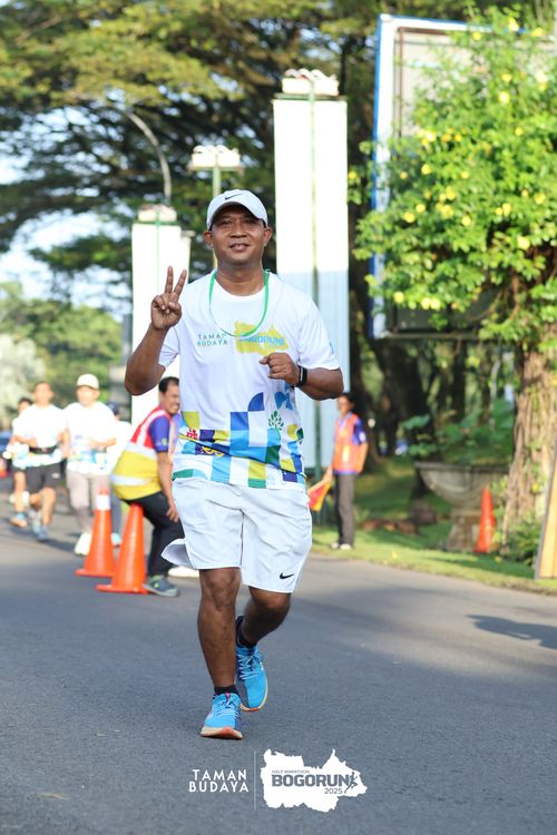 Race photo from Taman Budaya x BOGORUN 2025