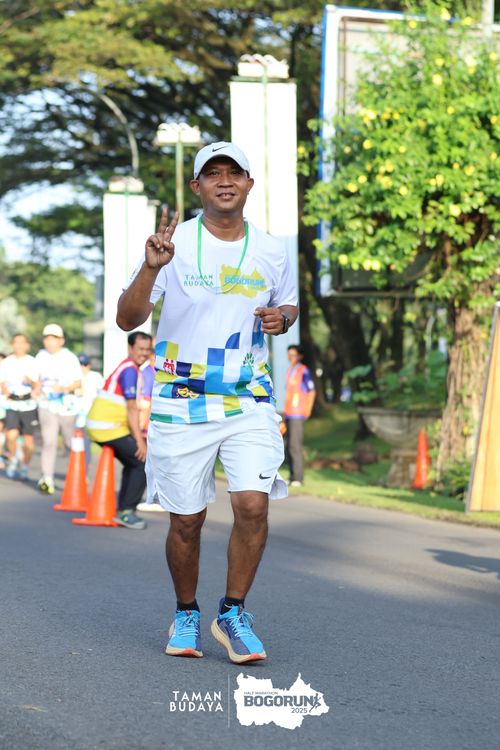 Race photo from Taman Budaya x BOGORUN 2025
