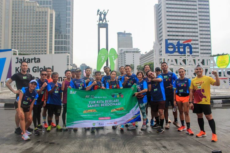 Race photo from Road to BAF Lions Run 2024