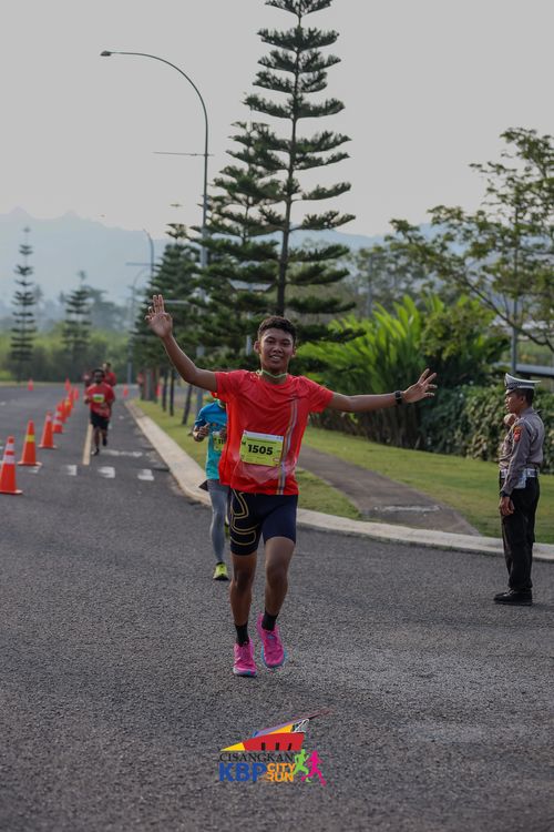 Race photo from CISANGKAN KBP CITY RUN 2025