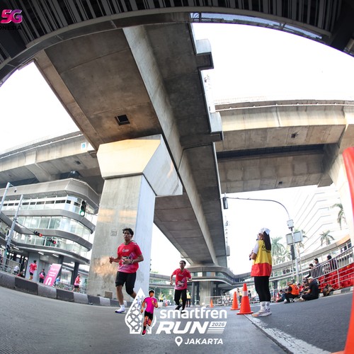 Race photo from SMARTFREN RUN 2026