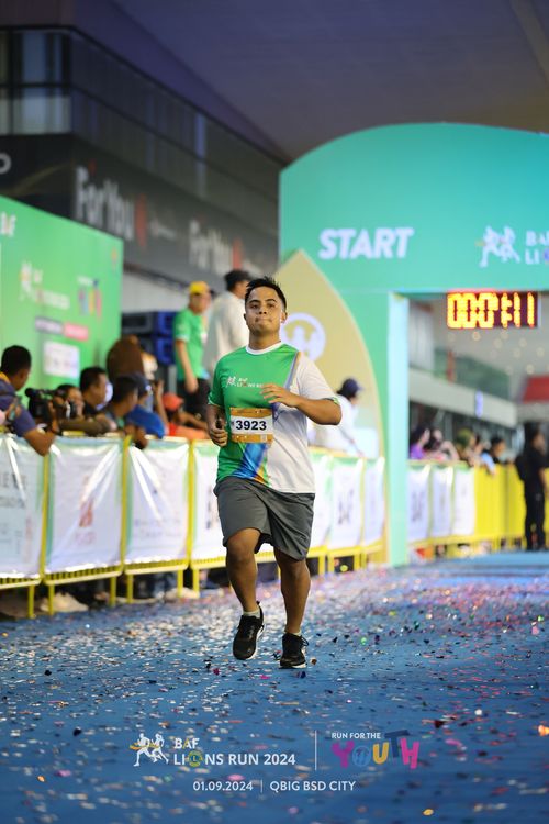 Race photo from BAF LIONS RUN 2024