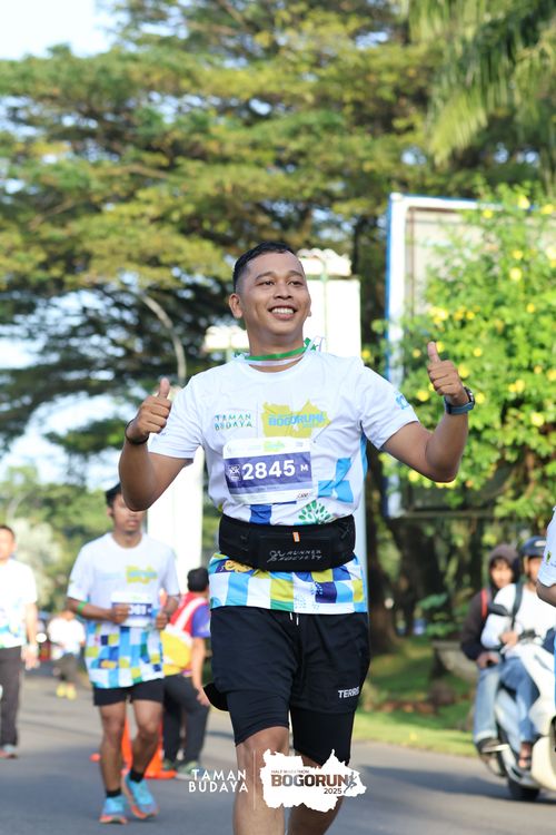 Race photo from Taman Budaya x BOGORUN 2025
