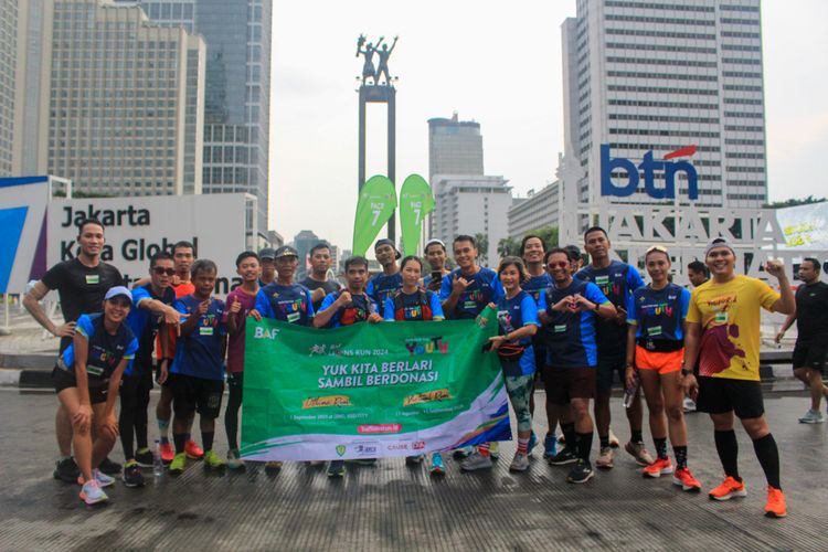 Race photo from Road to BAF Lions Run 2024