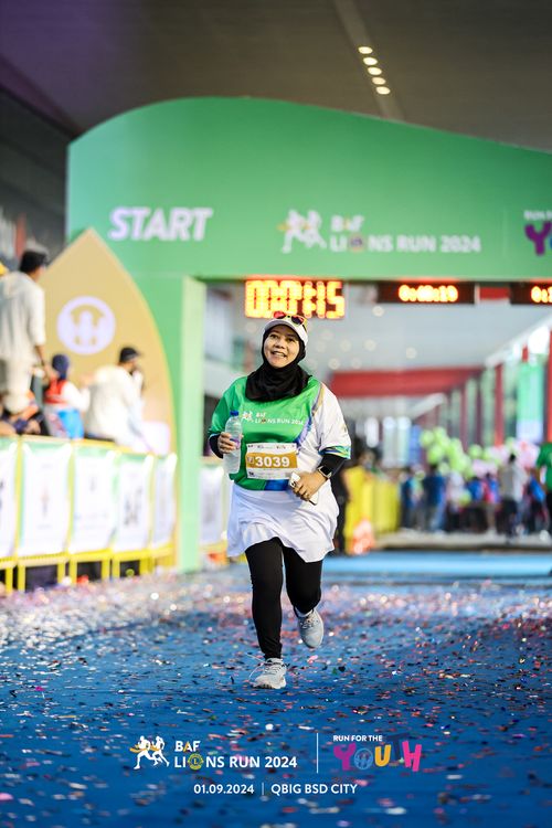 Race photo from BAF LIONS RUN 2024