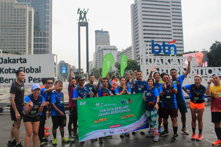 Race photo from Road to BAF Lions Run 2024
