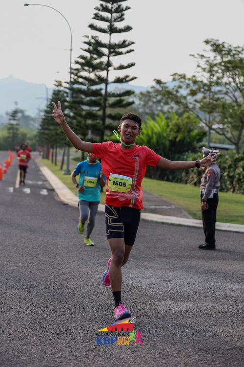 Race photo from CISANGKAN KBP CITY RUN 2025