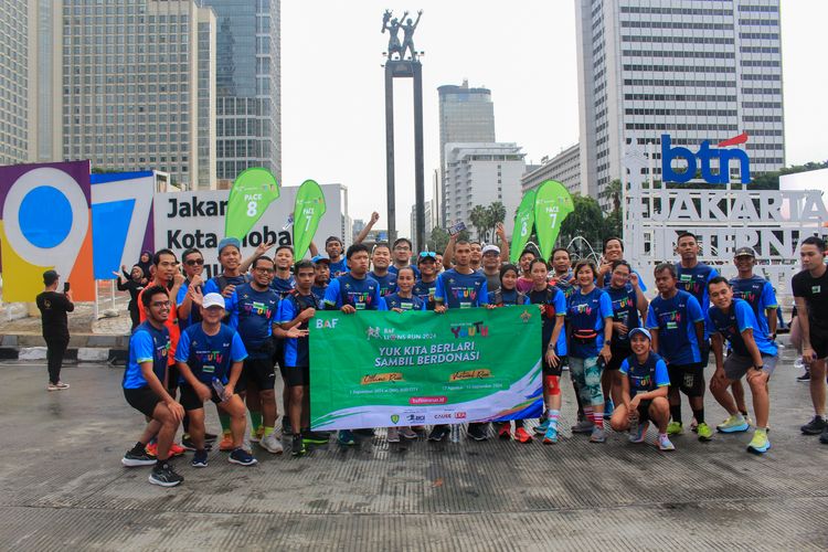 Race photo from Road to BAF Lions Run 2024