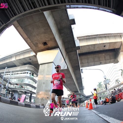 Race photo from SMARTFREN RUN 2026