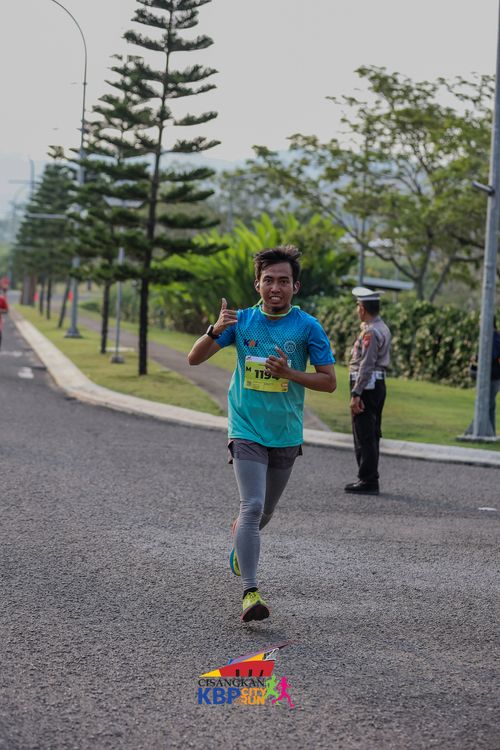 Race photo from CISANGKAN KBP CITY RUN 2025