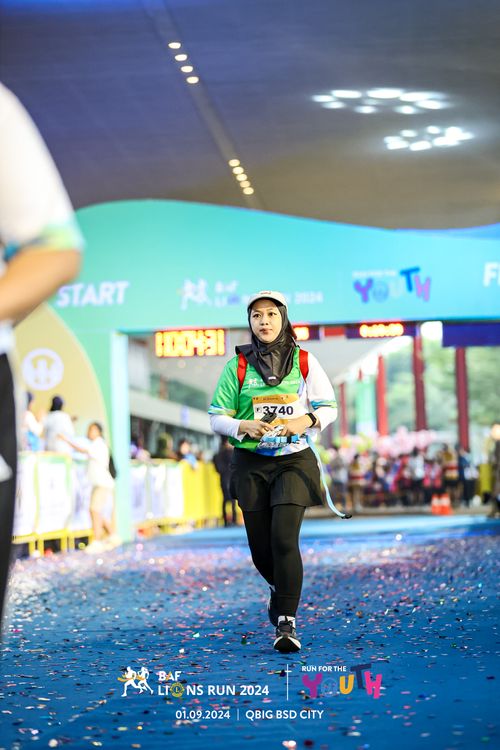 Race photo from BAF LIONS RUN 2024