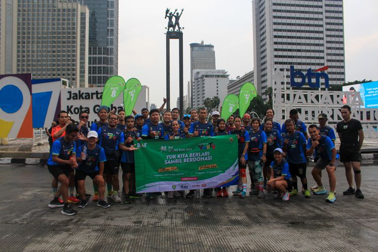 Race photo from Road to BAF Lions Run 2024