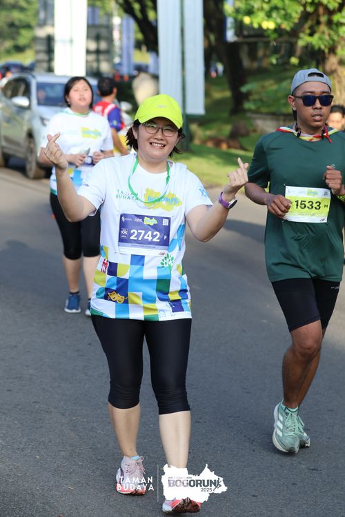Race photo from Taman Budaya x BOGORUN 2025