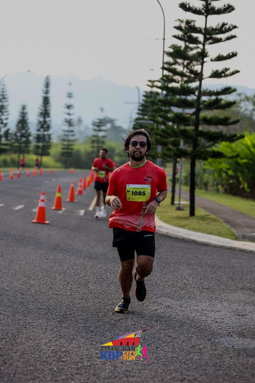 Race photo from CISANGKAN KBP CITY RUN 2025