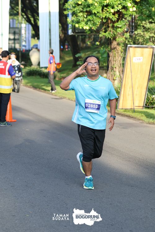 Race photo from Taman Budaya x BOGORUN 2025