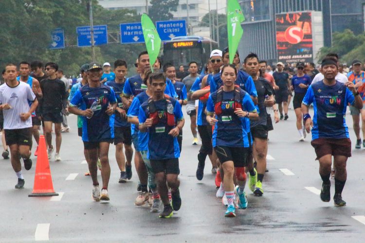 Race photo from Road to BAF Lions Run 2024